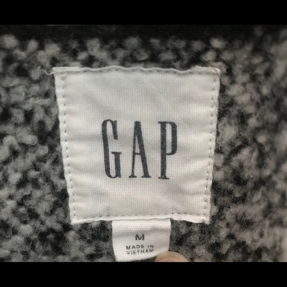 Gap Gingham Wool Coat - Picture 6 of 6